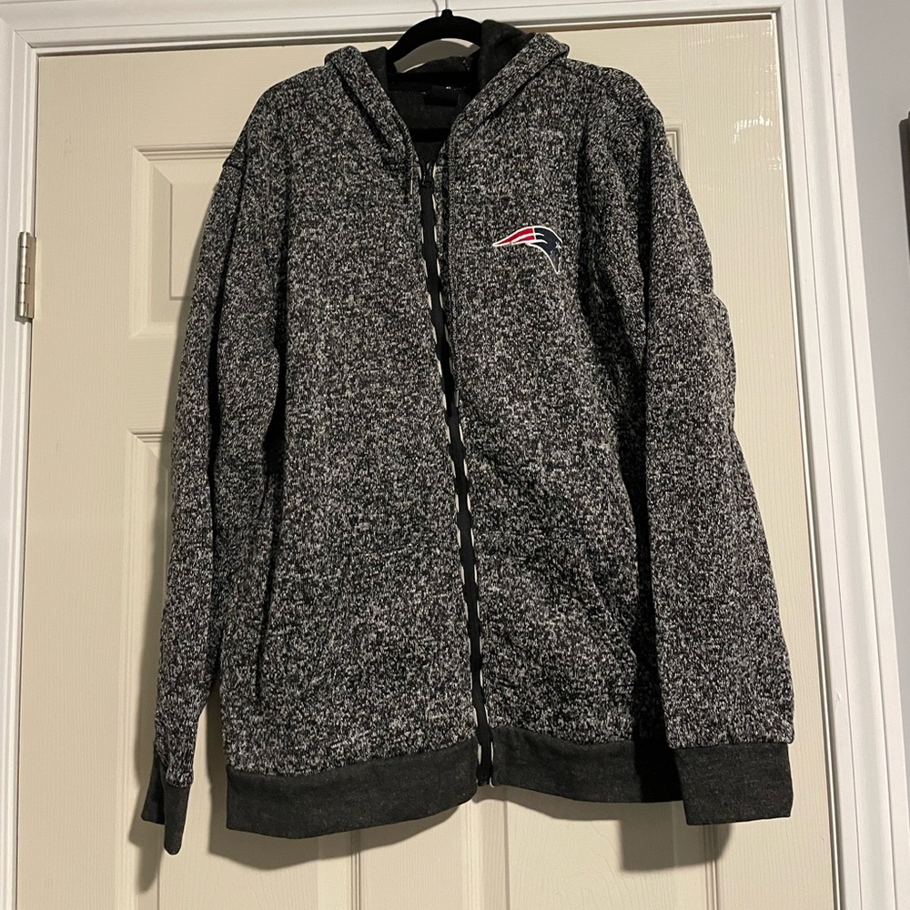 New England Patriots NFL Team Apparel full-zip hoodie